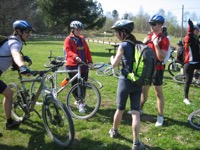 Grupo de ciclistas
