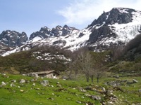 Vista panorámica de la braña El Gumial
