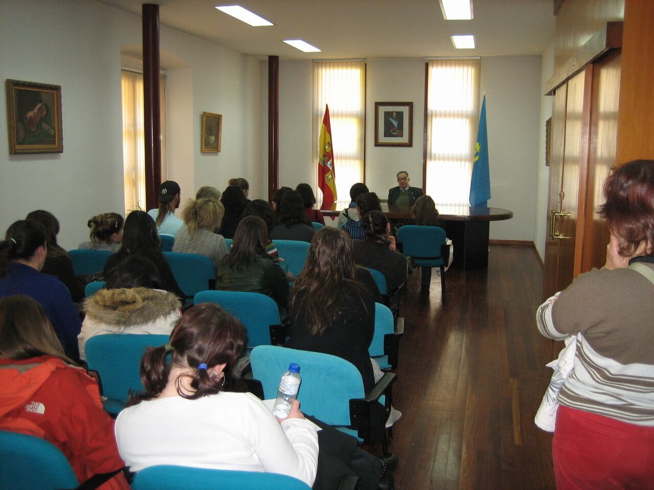 Charla en el Ayuntamiento de Belmonte de Miranda