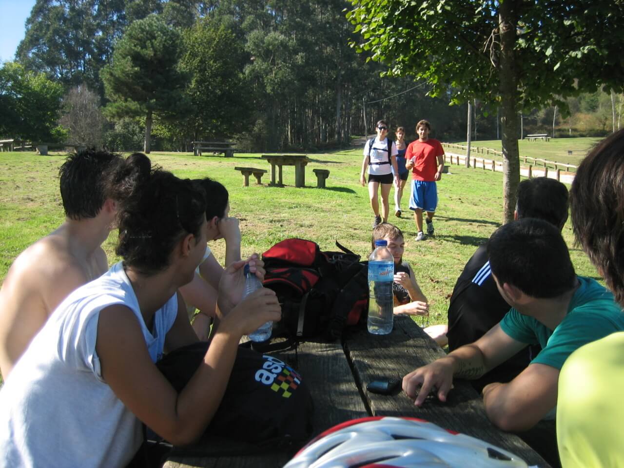 Carrera de balizas en el Monte Deva, Gijón