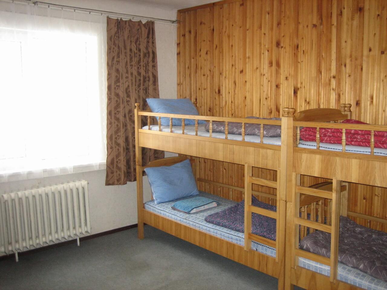 Habitación del albergue de Kulautuva