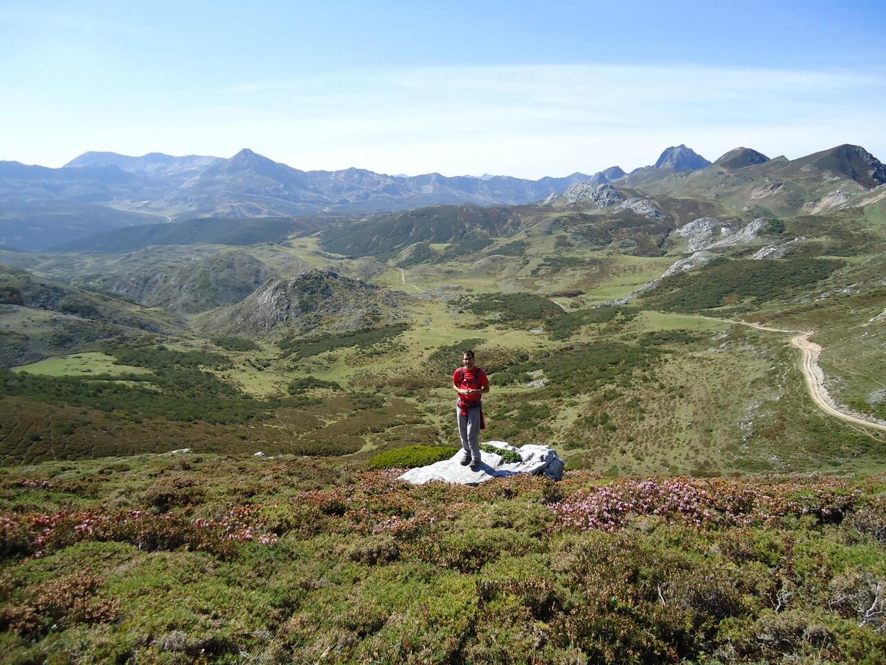 Vistas panorámicas desde lo alto del camino de Wamba